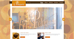 Desktop Screenshot of lapeluqueriasalon.com